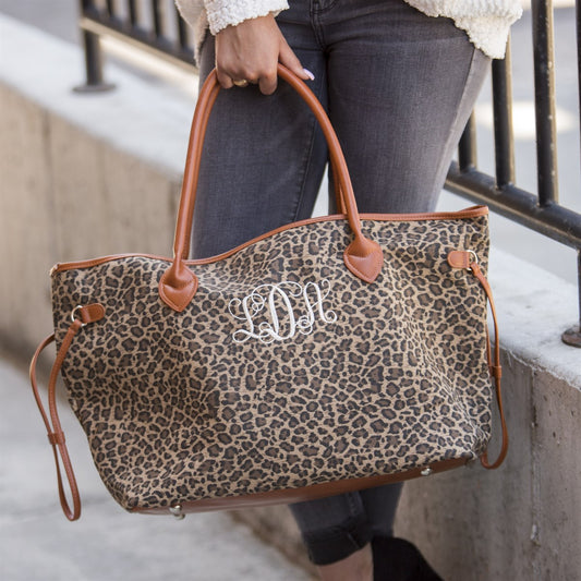 Monogram It: LEOPARD Tote
