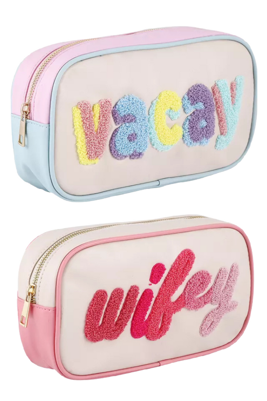 Make up Travel Cosmetic Bag | Your Choice Wifey or Vacay